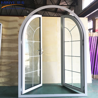 Porta a profilato normale in alluminio in vetro per design moderno