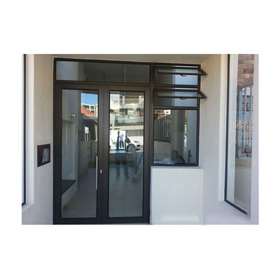 Porta in vetro temperato in lega di alluminio massiccio in stile di design moderno con apertura a casamento