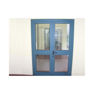 Porta in vetro temperato in lega di alluminio massiccio in stile di design moderno con apertura a casamento