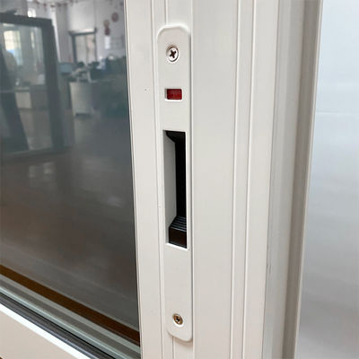 1Spessore del profilo di.4 mm Finestra scorrevole a doppio vetro a doppio vetro in lega di alluminio