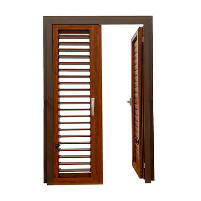 Soluzione di progettazione alberghiera Profilo anodizzato o rivestito in polvere Finish Swing Open Shutter