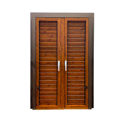 Soluzione di progettazione alberghiera Profilo anodizzato o rivestito in polvere Finish Swing Open Shutter