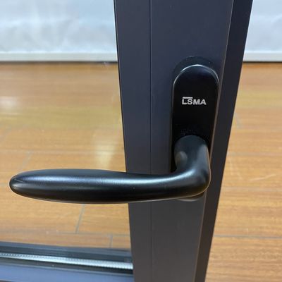 Finestra di vetro con stile a cassa oscillante e telaio in fibra di vetro in lega di alluminio