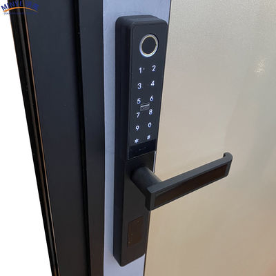 Porte di casamento in lega di alluminio di design moderno con retina di schermo in fibra di vetro impermeabile