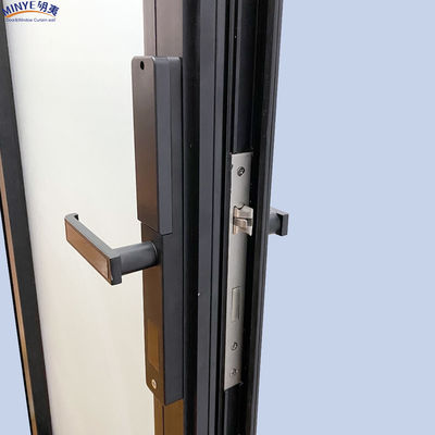 Porte di casamento in lega di alluminio di design moderno con retina di schermo in fibra di vetro impermeabile