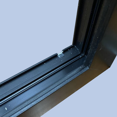 Porte di casamento in lega di alluminio di design moderno con retina di schermo in fibra di vetro impermeabile