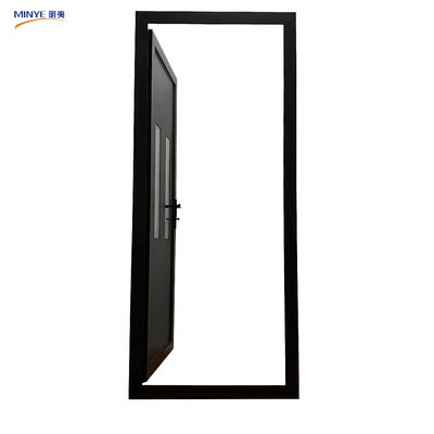 Porta a rivestimento laterale porta singola con piastra di alluminio 5mm 9A 5mm vetro