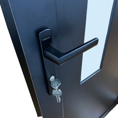 Porta a rivestimento laterale porta singola con piastra di alluminio 5mm 9A 5mm vetro