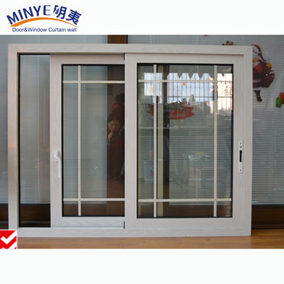 Dimensioni personalizzate Appartamento Finestre e porte scorrevoli con vetro in alluminio di design moderno