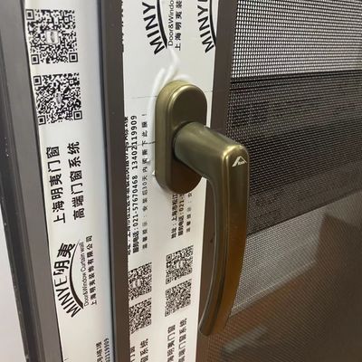 Porta in vetro minimalista con finestrino a cassa di doppio foglio in alluminio top hardware cinese