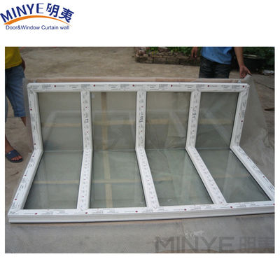 Finestre d'angolo senza saldatura con telaio in UPVC di 90 gradi rinforzato in alluminio/PVC