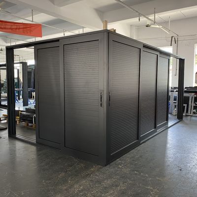 Introduzione Sistema di porte scorrevoli per angoli panoramici Porte del patio Finite in alluminio