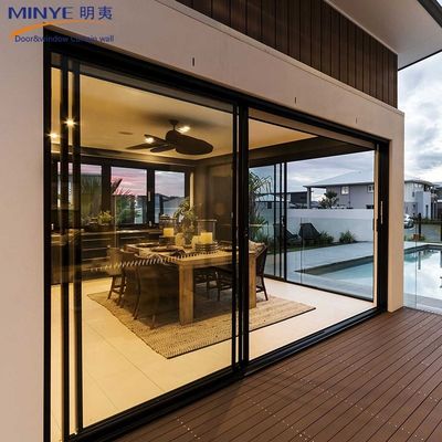 Porte scorrevoli in alluminio per case container stile moderno e personalizzazione