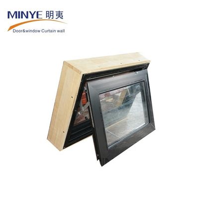 Fenestra di avvolgimento a catena in alluminio di tipo American Standard Low E con sistema di sigillamento EPDM