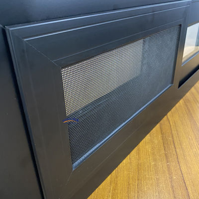 Modello di apertura orizzontale Isolamento termico Aluminio Finestre scorrevoli con zanzariera