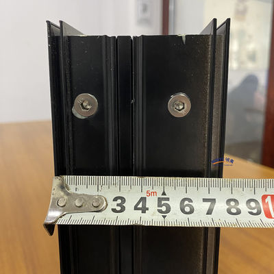 Modello di apertura orizzontale Isolamento termico Aluminio Finestre scorrevoli con zanzariera