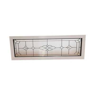 Moderno lusso dimensioni personalizzate doppio vetro temperato rivestimento di potenza finestre fisse