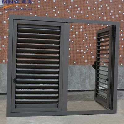 Finestre in alluminio a cassa con lunghezza di lamina personalizzata