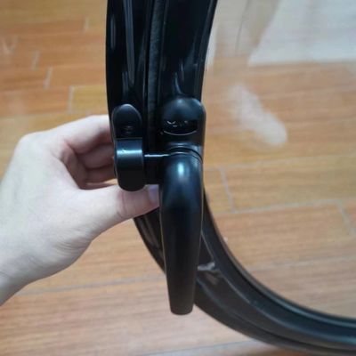 Finestre di vetro rotondo con ombra lunare e materiale di rete per schermo in fibra di vetro