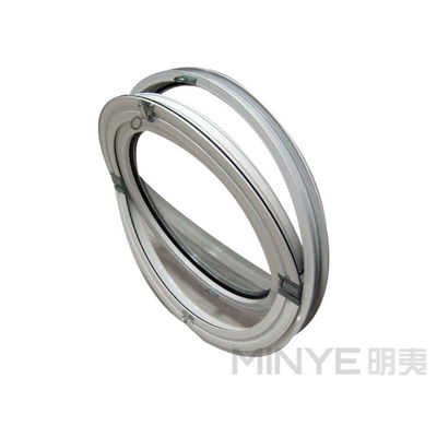 Finestra lunare a semicerchio in alluminio di design postmoderno con griglia nello standard AS/NZS2208