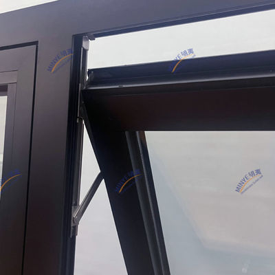 Materiale di telaio Leggio di alluminio Casement Finestra Telone Finestra con buona tenuta all'aria