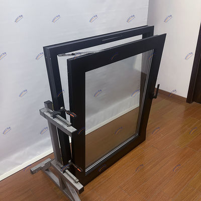 Costomizzato in stile europeo Tilt and Turn Alimunm Finestre con foro di ventilazione Trickle opzionale