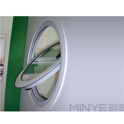 Profili in alluminio standard CE Moon Window Shade Finestre in vetro circolare in design moderno