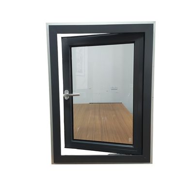 Finestre in alluminio trasparente/grigio/azzurro/verde/marrone con doppio vetro