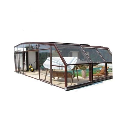 Veranda vetro di alluminio personalizzato giardino invernale camera solare per il risparmio energetico serra