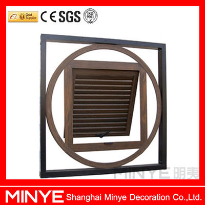 Swing Aluminum Center Round Window Pivot Shape Hang Window Casement Finestre con telaio
