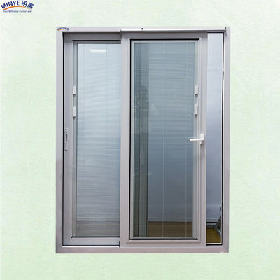 Porta scorrevole in vetro temperato in alluminio con finitura liscia e rivestimento a basso E a Shanghai
