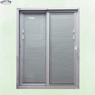 Porta scorrevole in vetro temperato in alluminio con finitura liscia e rivestimento a basso E a Shanghai