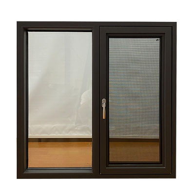 Finestra in alluminio con doppio vetro e stile di design moderno