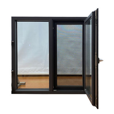 Finestra in alluminio con doppio vetro e stile di design moderno