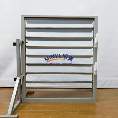 Valvole di vetro di alluminio di ventilazione Finestre con maniglia di blocco