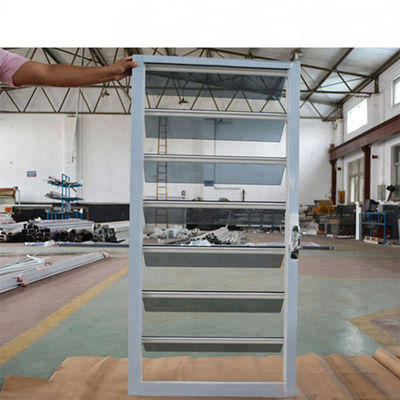 Valvole di vetro di alluminio di ventilazione Finestre con maniglia di blocco