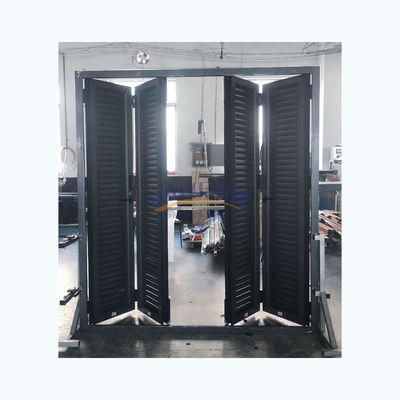 Energia VERTICA ALUMINIUM Bifold Patio Porte pieghevoli in vetro Funzione di estensione a prova di vento