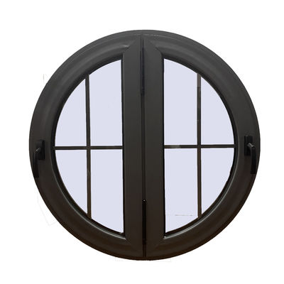 Progettazione industriale insonorizzato Customized Modern Circular Aluminum Glass Casement Finestre