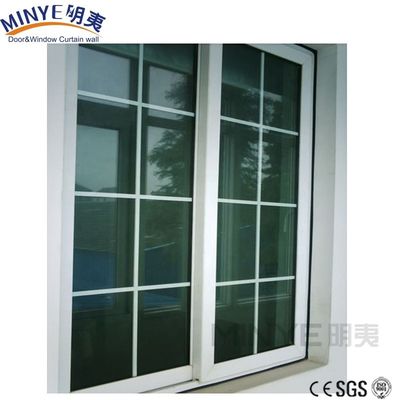 Risparmio energetico doppio vetro temperato UPVC PVC finestre scorrevoli per patio vetro in vinile