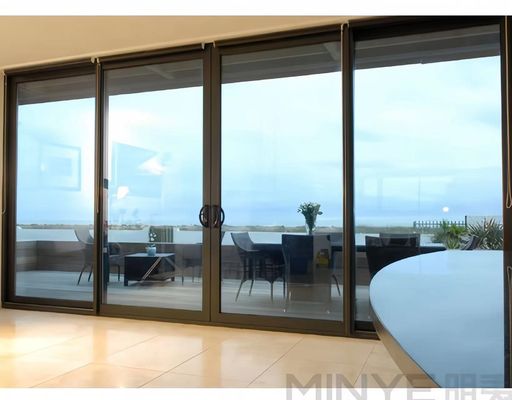 Moderno design alluminio interni porte francesi con risparmio energetico e isolamento termico