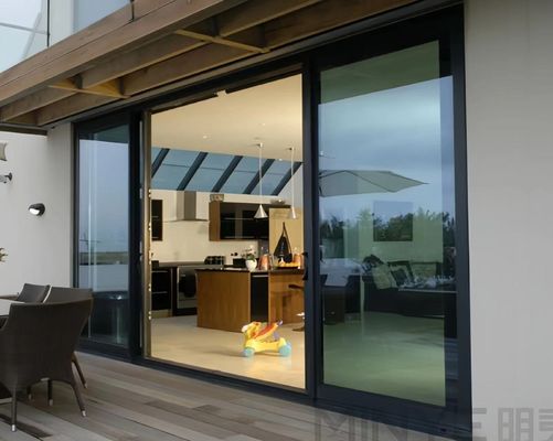 Moderno design alluminio interni porte francesi con risparmio energetico e isolamento termico
