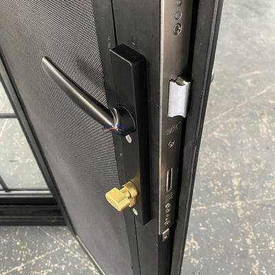 Porta a doppia apertura a colori personalizzati per porte di casamento francesi che migliorano la ventilazione e l'estetica