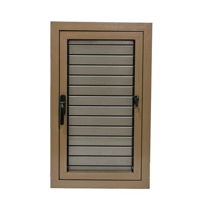 Dimensioni personalizzate Persiane di vetro a cassa di alluminio a mano in colori personalizzati