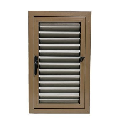 Dimensioni personalizzate Persiane di vetro a cassa di alluminio a mano in colori personalizzati