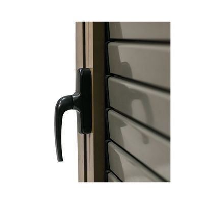 Dimensioni personalizzate Persiane di vetro a cassa di alluminio a mano in colori personalizzati