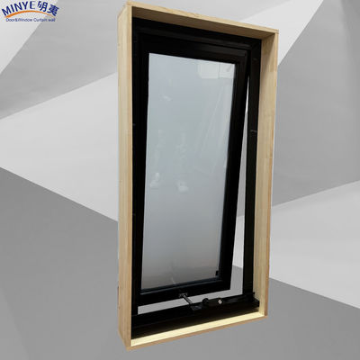 Vetro di alluminio con telaio di vetro temperato e sottofondo in legno