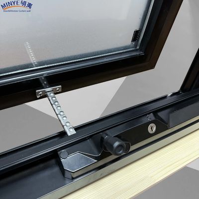 Vetro di alluminio con telaio di vetro temperato e sottofondo in legno