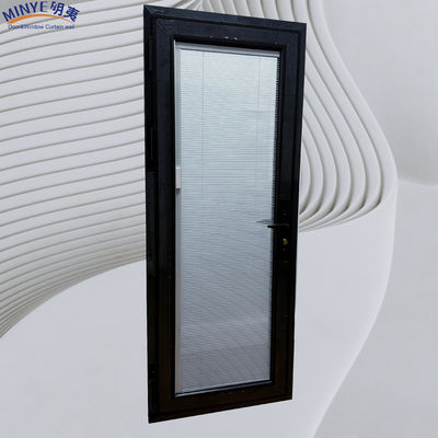 Porta in vetro in alluminio con chiusura interna e vetro a doppia temperatura