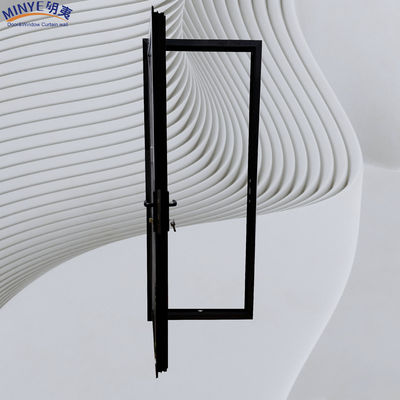 Porta in vetro in alluminio con chiusura interna e vetro a doppia temperatura