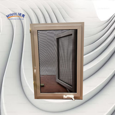 Finestra in alluminio con schermo staccabile e design a doppio colore